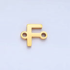 Stainless Steel 8mm A-Z Alphabet Letter Initial Minimalist Connector | A1604 - A1616