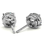 AGI Certified Lab Grown Diamond (G-VS) Stud Earrings in 14K White or Yellow Gold - Choose 1 CTW or 2 CTW