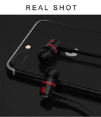 Wired in-Ear Headphones With Tangle-Free Cord Noise Isolating Bass Driven Sound Metal Earphones Carry Case Ear Bud Tips In-ear Earphone  Super Bass Sound Sport Headset With Mic for Phones Ear Phone For Women 3.5mm