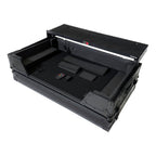 ProX XS-XDJAZWLTBLLED - ATA Flight Case For Pioneer XDJ-AZ DJ Controller with Laptop Shelf 1U Rack Space, Wheels, and LED - Black