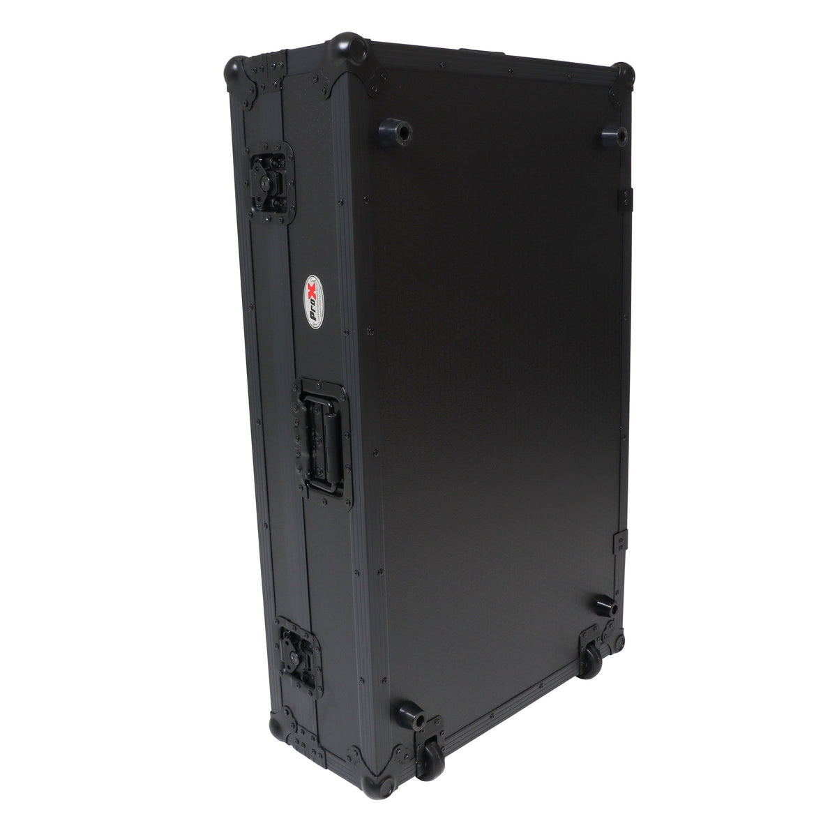 ProX XS-XDJAZWLTBLLED - ATA Flight Case For Pioneer XDJ-AZ DJ Controller with Laptop Shelf 1U Rack Space, Wheels, and LED - Black